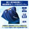 「アイシングギア 冷感ポンチョ ブルー フリー 濡らす 振る 冷却用品 ひんやりグッズ 繰り返し メディエイド 1着」の商品サムネイル画像3枚目