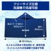 「アイシングギア 冷感ポンチョ ブルー フリー 濡らす 振る 冷却用品 ひんやりグッズ 繰り返し メディエイド 1着」の商品サムネイル画像5枚目