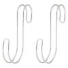 「無印良品 ステンレス横ブレしにくいS字フック 大 2個入 約7cm×1.5×14cm 良品計画」の商品サムネイル画像1枚目