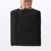 「無印良品 再生ナイロンたためるボストンバッグ 黒 １８Ｌ 約４２×１５×３０ｃｍ 良品計画」の商品サムネイル画像7枚目