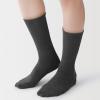 「無印良品 メンズ 紳士 足なり直角 足首に沿う ビジネス靴下 ※再生コットン ２５〜２７ｃｍ チャコールグレー 良品計画」の商品サムネイル画像2枚目