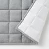 「無印良品 ひんやり綿 キルティングラグ １４０×１９５ｃｍ グレー 良品計画」の商品サムネイル画像3枚目