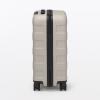「無印良品 バーを自由に調節できる ハードキャリーケース（３６Ｌ） グレージュ タテ５４×ヨコ３７×マチ２４ｃｍ 良品計画」の商品サムネイル画像3枚目