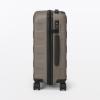 「無印良品 バーを自由に調節できる ハードキャリーケース ３６Ｌ スモーキーブラウン タテ５４×ヨコ３７×マチ２４ｃｍ 良品計画」の商品サムネイル画像2枚目