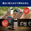 「アイリスオーヤマ バッテリーステーション モバイルバッテリー 充電器 充電ステーション 蓄電池 IBT-A60101-W 1台」の商品サムネイル画像4枚目