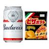 「ビール スナック菓子 バドワイザー 缶 330ml×6缶　ピザポテト 60g×1個」の商品サムネイル画像2枚目