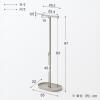 「無印良品 スチールパイプ傘立て ダークグレー 幅３５×奥行２２×高さ９７ｃｍ 良品計画」の商品サムネイル画像10枚目