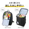 「保冷バックパック 25Ｌ オールブラック RFP-025 ALB 1個 保冷バッグ リュック サーモス」の商品サムネイル画像5枚目