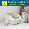 「ニャンとも清潔トイレ消臭プロフェッショナルビーズ 猫用 ウンチ・オシッコ専用 置き型 詰め替え 微香 800g 1個 エステー」の商品サムネイル画像6枚目