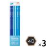 「三菱鉛筆(uni) ユニパレット 鉛筆 4B 六角・パステルブルー軸 K55604B 3ダース」の商品サムネイル画像1枚目