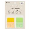 「フィルム付箋 ココフセン COLOR L ライトイエロー 30枚×2ケース CF-1004 カンミ堂」の商品サムネイル画像1枚目