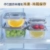 「保存容器 電子レンジ対応 スマートフラップ 角型 M 610ml 1個（3個入） ロハコ （LOHACO） オリジナル」の商品サムネイル画像5枚目