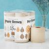 「トイレットペーパー 1.5倍巻き 8ロール ダブル 37.5m ピュアブラウン 1セット（8ロール入×2パック） 丸富製紙株式会社」の商品サムネイル画像2枚目