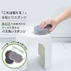 「水垢とり スポンジ 水だけで汚れすっきり グレー 1個 マーナ」の商品サムネイル画像2枚目
