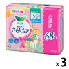 「吸水ナプキン 15cc 羽なし 19cm ロリエ さらピュア スリムタイプ お徳用パック 1セット（68枚×3個） 尿漏れ　吸水ライナー　花王」の商品サムネイル画像1枚目