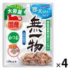 「無一物 寒天ゼリー かつお 大容量 国産 120g 4袋 はごろもフーズ キャットフード ウェット パウチ」の商品サムネイル画像1枚目