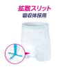 「アテント 大人用おむつ うす型さらさらハ゜ンツ長時間ロング丈プラスうす型パンツ  4回 Mサイズ 20枚:（1パック×20枚入）エリエール 大王製紙」の商品サムネイル画像5枚目