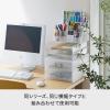 「Like-it（ライクイット） A4ファイルユニット2段 ホワイト MX-52 ライフモジュール 吉川国工業所」の商品サムネイル画像6枚目