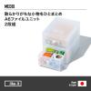 「Like-it（ライクイット） A6ファイルユニット（浅）2段 ホワイト MX-62 ライフモジュール 吉川国工業所」の商品サムネイル画像2枚目