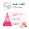 「ナイーブ ボディソープ 桃の葉 やさしいピーチソープの香り 詰め替え 特大 1600ml 3個 クラシエ【液体タイプ】」の商品サムネイル画像2枚目
