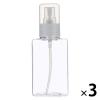 「スプレーボトル クリア スクエア 100ml 1セット（3個）ベストコ」の商品サムネイル画像1枚目