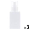 「スプレーボトル ホワイト スクエア 100ml 1セット（3個） ベストコ」の商品サムネイル画像1枚目