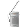 「パナソニック FM-AM 2バンドレシーバーラジオ RF-P55-S シルバー ハンドストラップ付 デジタルチューナー搭載」の商品サムネイル画像1枚目