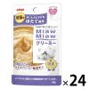 「ミャウミャウ クリーミー ほたて風味 40g 24袋 キャットフード 猫用 ウェット パウチ」の商品サムネイル画像1枚目
