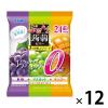 「ぷるんと蒟蒻ゼリー カロリーゼロ 巨峰+マスカット+マンゴー アソート 1セット（1袋（24個入）×12） オリヒロ　ミニパウチ」の商品サムネイル画像1枚目