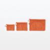 「無印良品 ポリエステルダブルファスナーケース オレンジ L 約19×27cm 1セット（2個） 良品計画」の商品サムネイル画像7枚目