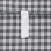 「無印良品 再生ポリエステル使い 乾きやすい 掛ふとんカバー SD 170×210cm用 チャコールグレーチェック 2枚 良品計画」の商品サムネイル画像6枚目