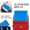 「プラス 年組氏名 スクール プリントファイル A4 2ポケット ネイビー 79751 1冊」の商品サムネイル画像5枚目