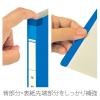 「プラス 年組氏名 スクール フラットファイル A4タテ ネイビー 79341 1冊」の商品サムネイル画像6枚目