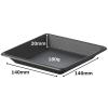 「中央化学　SDstyle　フラットスクエア　140mm　本体　1セット（200枚：50枚入×4袋）」の商品サムネイル画像2枚目