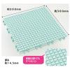 「山崎産業 素足快適マット ライトグリーン  スノコ ジョイントタイプ 300×300ｍｍ 1枚」の商品サムネイル画像3枚目