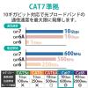 「LANケーブル 10m cat7準拠 爪折れ防止 より線 やわらか メタリックブルー LD-TWSYT/BM10 エレコム 1個」の商品サムネイル画像3枚目