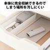 「クリーナー ブラシ ＆ クロス 2Way 静電気除去 除電ブラシ ライトグレー KBR-017GY エレコム 1個」の商品サムネイル画像5枚目