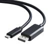 「サンワサプライ TypeC-DisplayPort変換ケーブル(ブラック・2m) KC-ALCDP20K 1本」の商品サムネイル画像2枚目