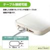 「スマホ ストラップホルダー シート Sサイズ ケーブル穴用 1口タイプ マットクリア P-STHD1CASCR エレコム 1個」の商品サムネイル画像6枚目