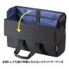 「サンワサプライ モバイルバッグ(13.3インチワイド・ブラック) BAG-TW8BK 1個」の商品サムネイル画像4枚目