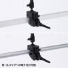 「サンワサプライ 7~11インチ対応タブレットアーム(クランプ式・4関節) CR-LATAB22N 1台」の商品サムネイル画像6枚目