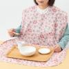 「アスクル 洗える食事用 介護用 エプロン ピンク フラワー 7777791680124 1枚 オリジナル」の商品サムネイル画像3枚目