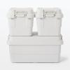「無印良品 再生ポリプロピレン入り 頑丈収納ボックス 小 約幅40×奥行39×高さ37cm 約30L 1セット（1個×2） 良品計画」の商品サムネイル画像6枚目