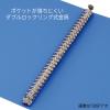 「キングジム シンプリーズ クリアーファイル A4タテ 差替式 35ポケット 青 138-3SP-B 1冊」の商品サムネイル画像3枚目