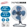 「ナカトミ 45cm 工場扇 フロア式 風量3段階 アッシュブルー TZF-45P 1台」の商品サムネイル画像2枚目