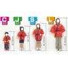 「アーテック カラー不織布ハッピ 園児用 Cサイズ 黄 4052 1セット（1個×4）」の商品サムネイル画像3枚目