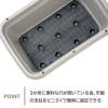 「【園芸用品】中山福 ベストコ プランター 深型 長方形 520型 アイボリー MA-4182 1個」の商品サムネイル画像3枚目