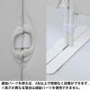 「アスクル マルチワーク クロススクリーン 幅800×奥行340×高さ1600mm ライトグレー 1台 オリジナル」の商品サムネイル画像3枚目