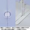 「アスクル マルチワーク クロススクリーン 幅800×奥行340×高さ1600mm ブルー 1台 オリジナル」の商品サムネイル画像3枚目