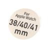 「【LAKOLE/ラコレ】 AppleWatchベルト（シリコン）【38/40/41mm対応】 チャコール」の商品サムネイル画像4枚目